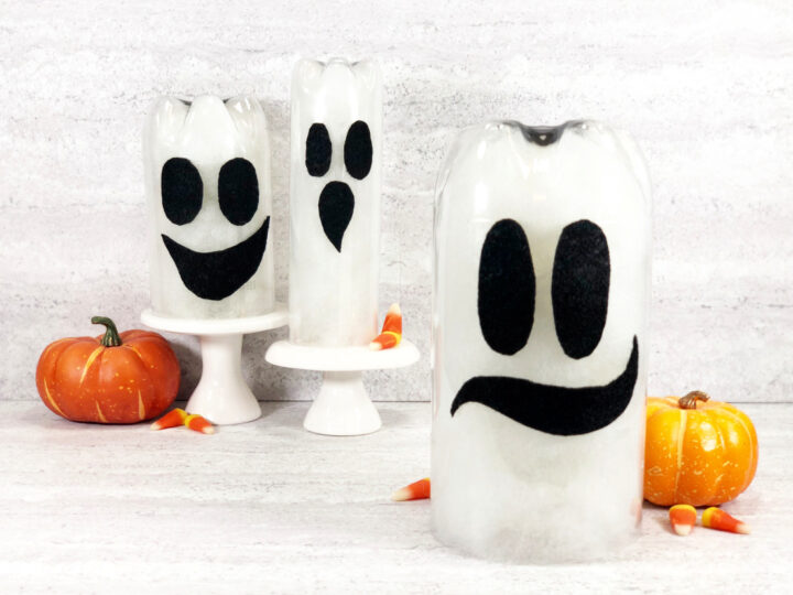 Recycled Bottle Ghost Craft