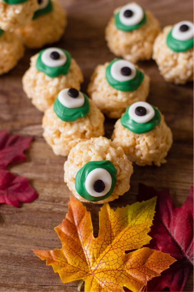 Scary eye dessert