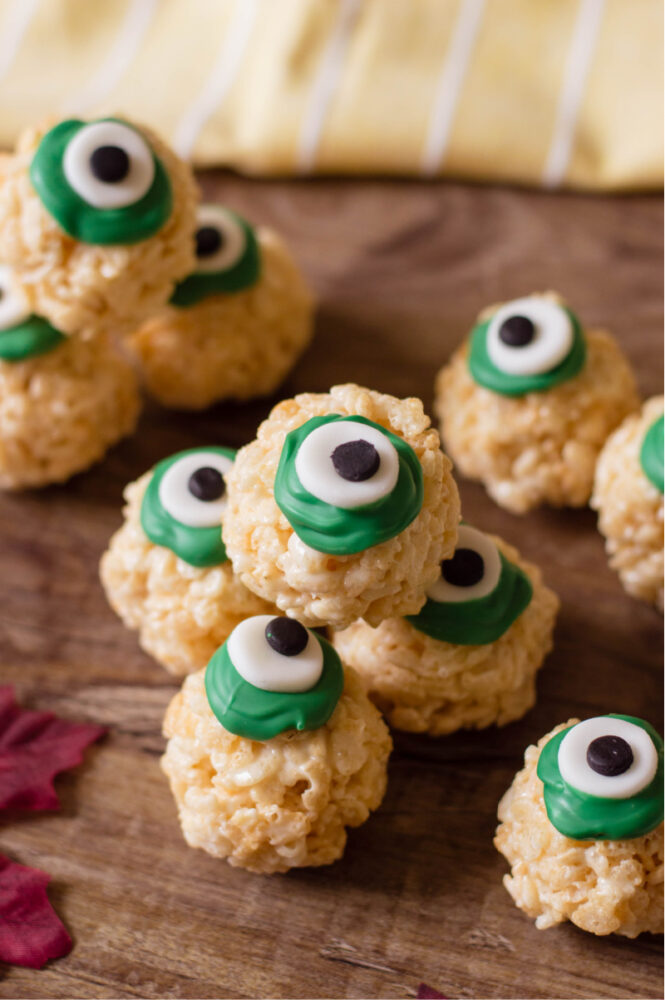 Rice Krispie Eyeballs