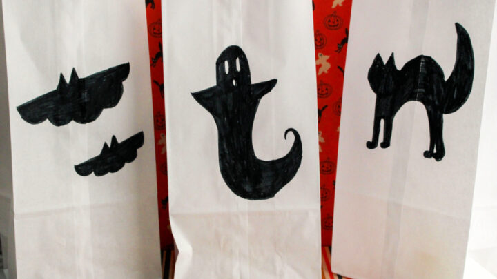 Spooky Paper Luminaries Craft