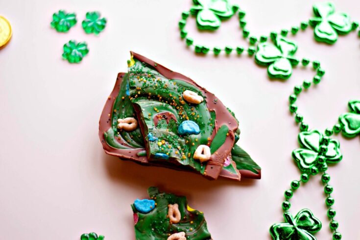 St. Patrick’s Chocolate Bark Recipe Done