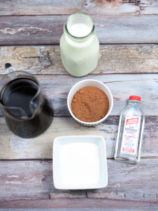 Starbucks Copycat Peppermint Mocha Recipe Ingredients