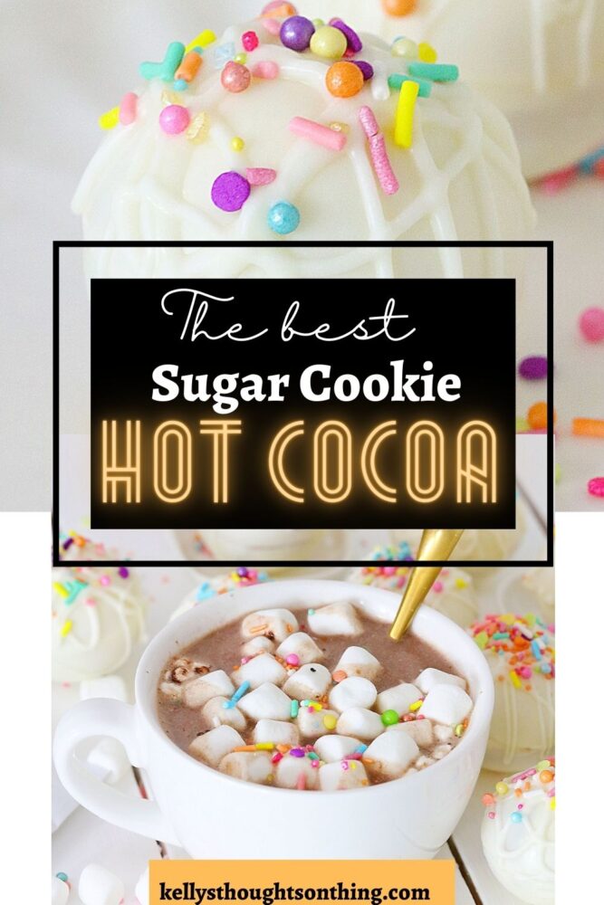 Sugar Cookie Hot Cocoa Bombs