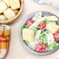 Summer Caesar Pasta Salad