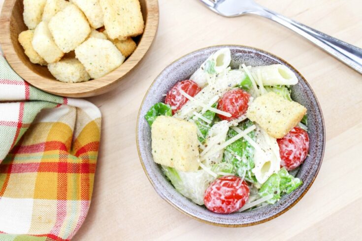 Summer Caesar Pasta Salad