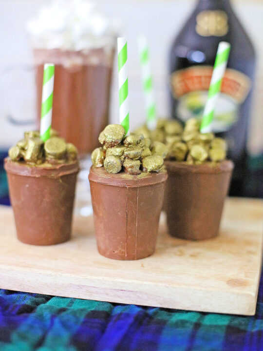 Sweet and Luscious Bailey’s Pot of Gold Cocoa Cups