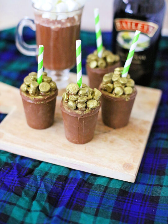 Sweet and Luscious Bailey’s Pot of Gold Cocoa Cups