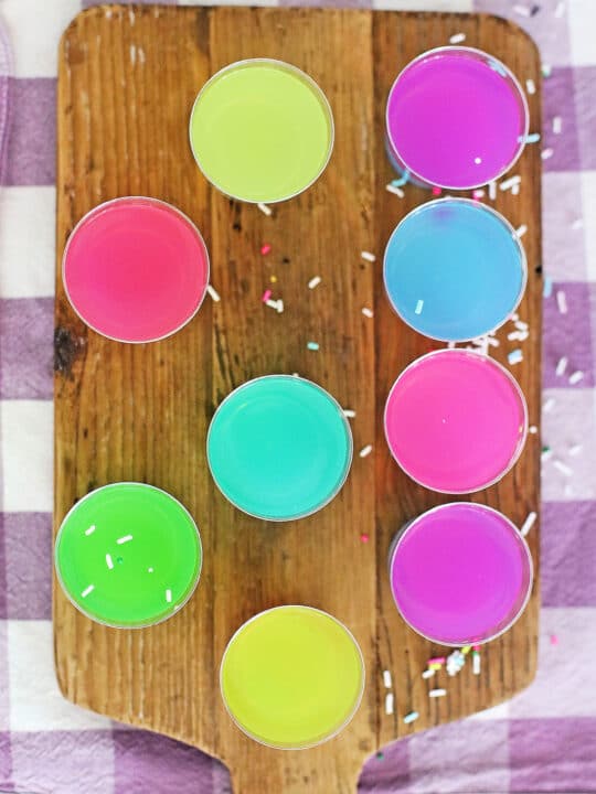 Tie Dye Jello Shots Recipe