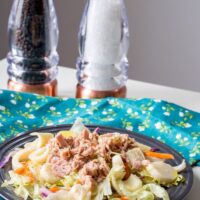 My husband's super easy and super delicious recipe for tuna salad.