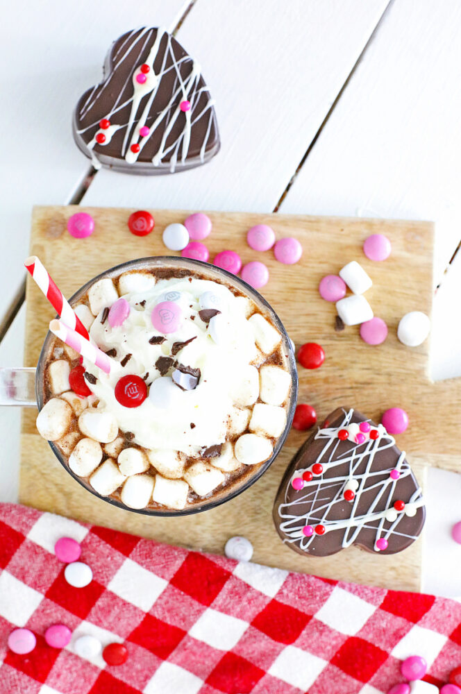 Valentine’s Day Hot Chocolate Bombs