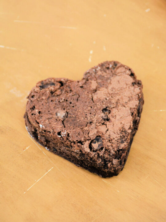 White Chocolate Brownie Hearts Recipe