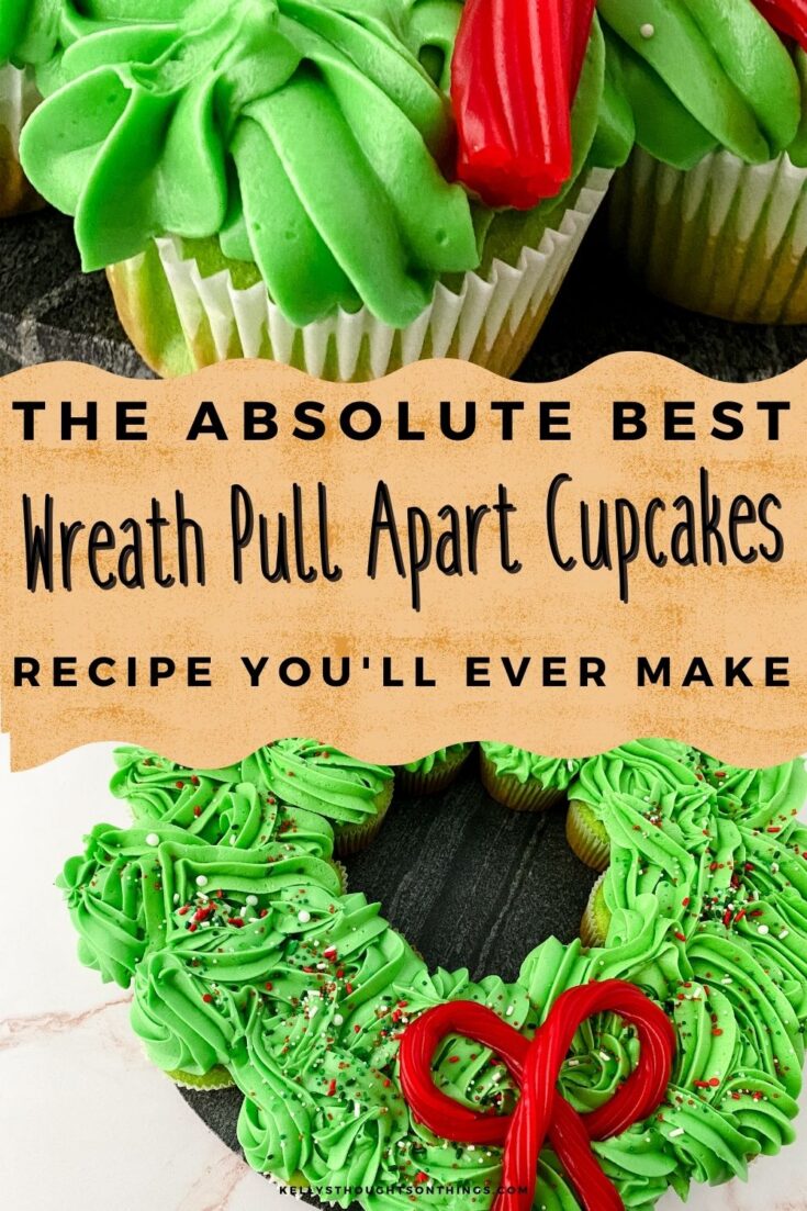 Wreath Pull Apart Cupcakes