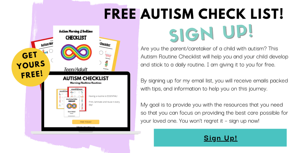 Autism Sign up