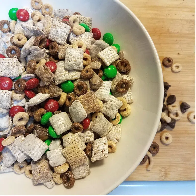 RECIPE: Peanut Butter Cheerios™ Chex™ Muddy Buddy™ Party Mix (Plus Coupon)