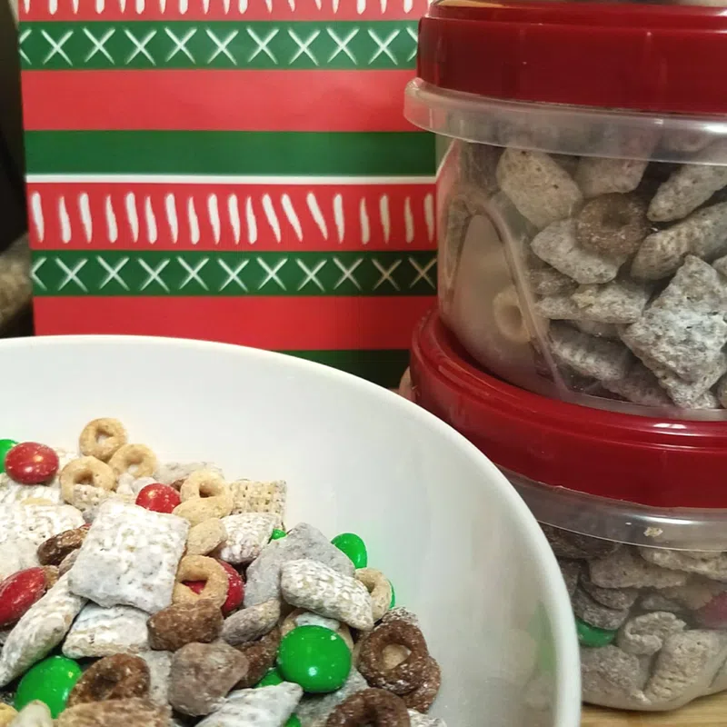 RECIPE: Peanut Butter Cheerios™ Chex™ Muddy Buddy™ Party Mix (Plus Coupon)