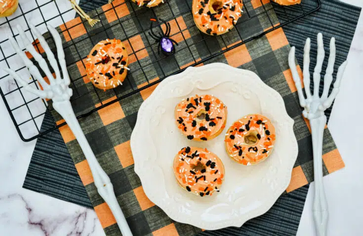 Air Fryer Halloween Donuts