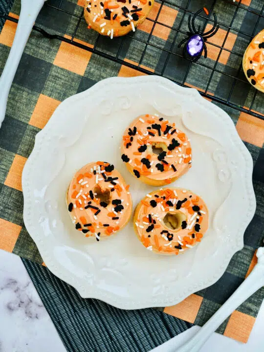 Air Fryer Halloween Donuts