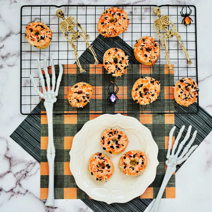 Air Fryer Halloween Donuts