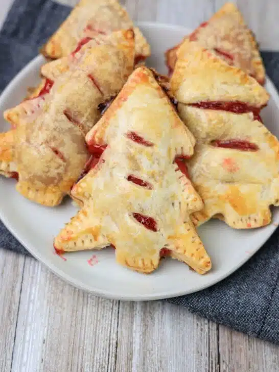 Christmas Tree Cherry Hand Pies Recipe