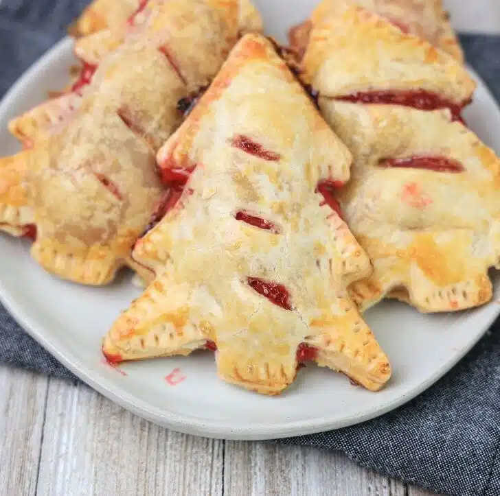 Christmas Tree Cherry Hand Pies Recipe