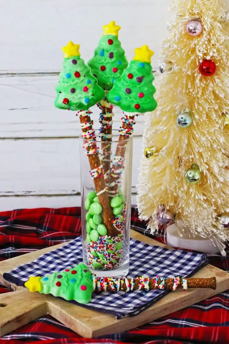 Christmas Tree Pretzels Recipe