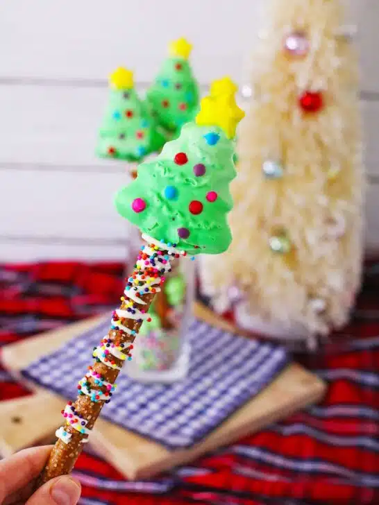 Christmas Tree Pretzels Recipe