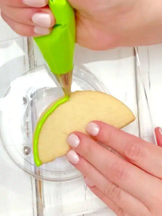 Colorful Watermelon Cookies