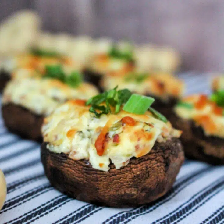 Delicious Bacon Stuffed Mushrooms