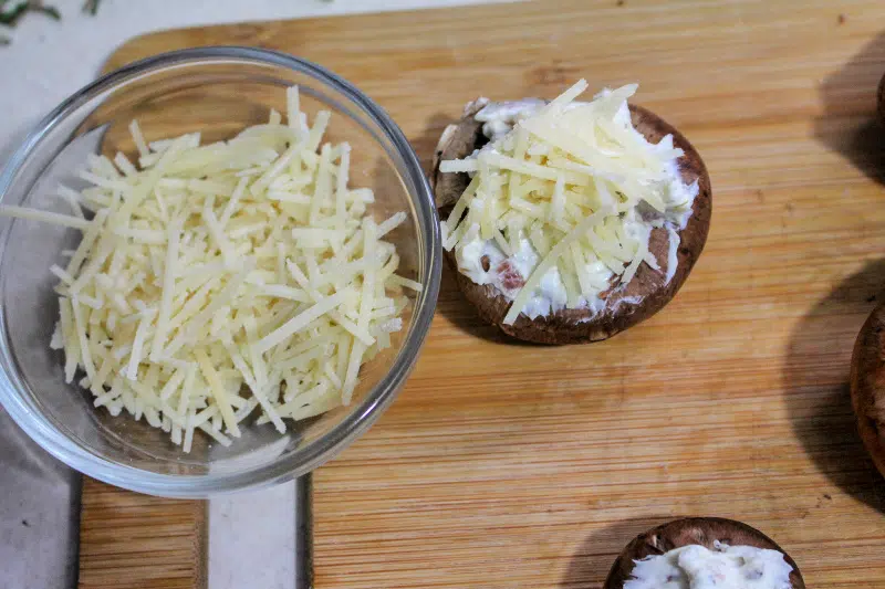 Delicious Bacon Stuffed Mushrooms