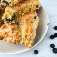 Scones on a plate