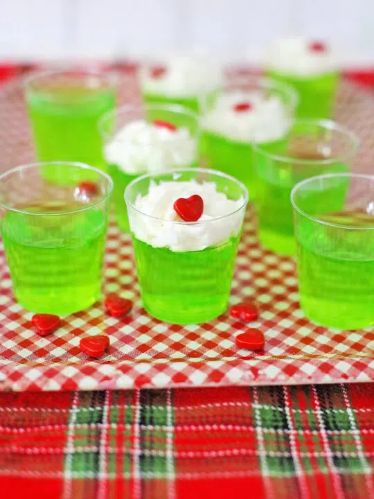 Grinch Jello Shots