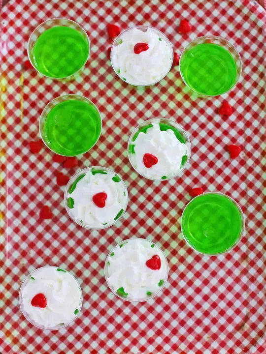 Grinch Jello Shots