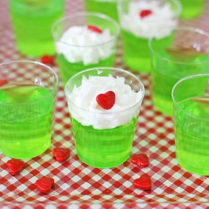 Grinch Jello Shots