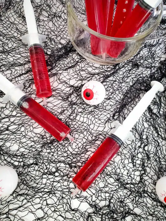 Halloween Blood Jello Shots