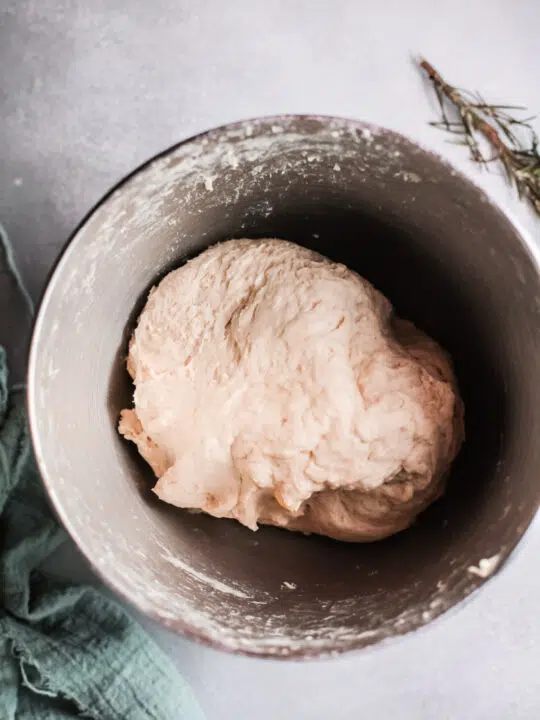 dough in a bowl