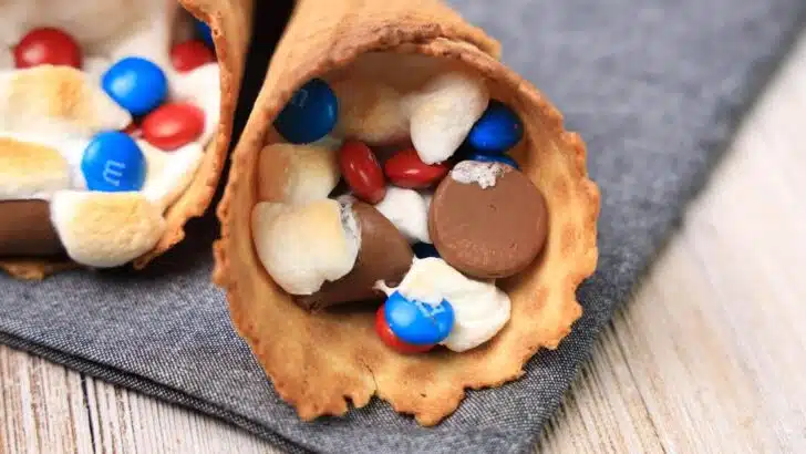 How to Make 4th of July Campfire Cones in 3 Easy Steps