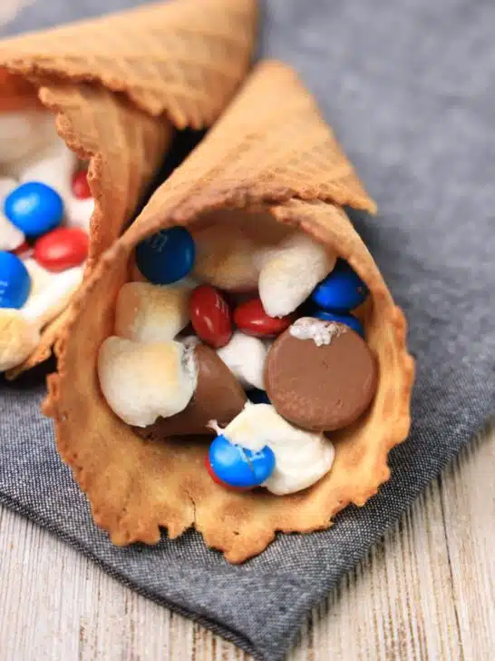 How to Make 4th of July Campfire Cones in 3 Easy Steps