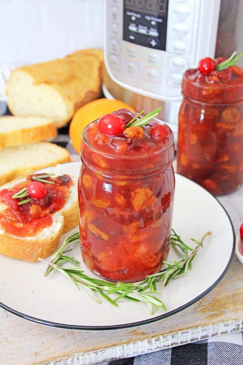 Instant Pot Orange Cranberry Chutney