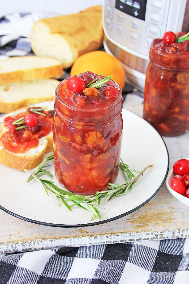 Instant Pot Orange Cranberry Chutney