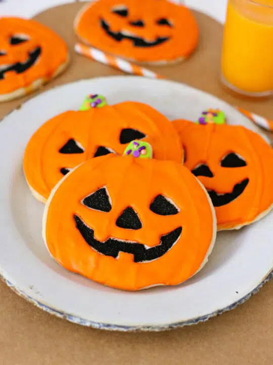 cookies on a white plate