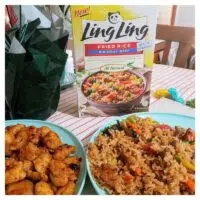 Family Fun Night Feast With Ling Ling Fried Rice#LingLingFriedRice #IC #AD