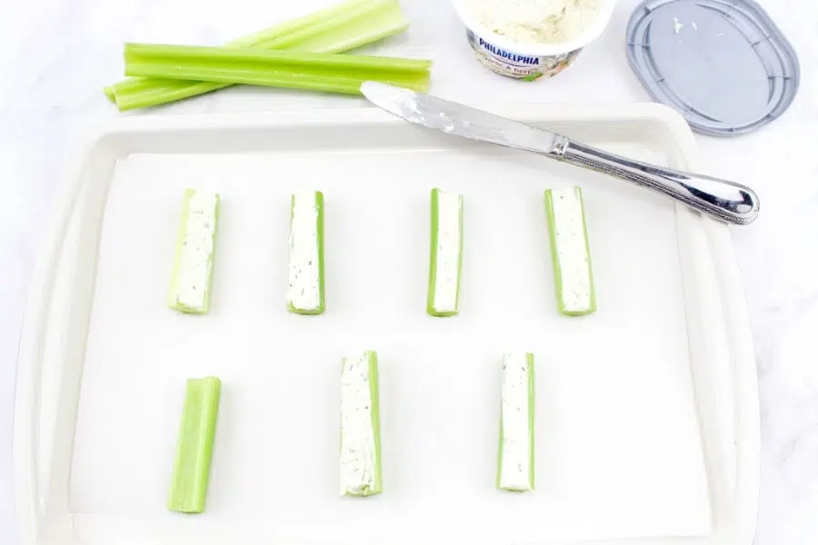 Mummy Celery Sticks