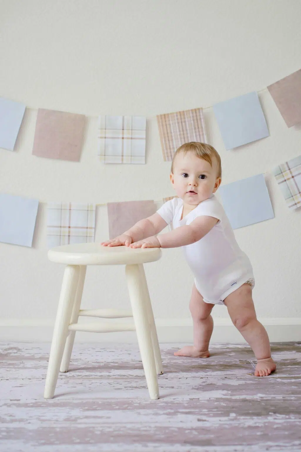 baby in playroom