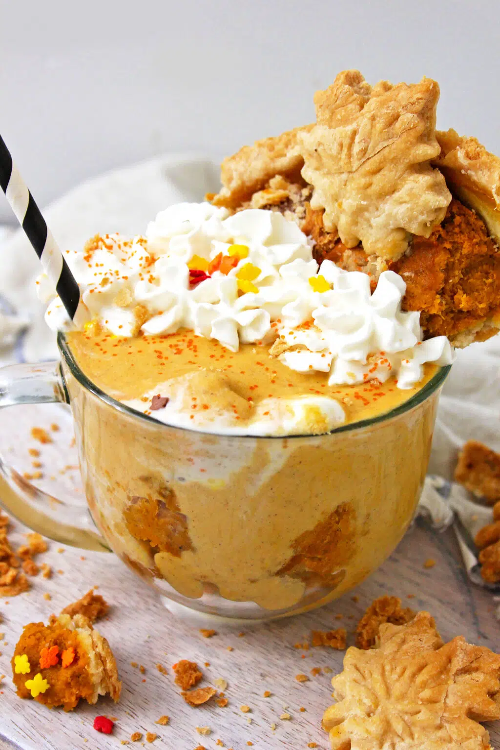 Pumpkin pie milkshake 