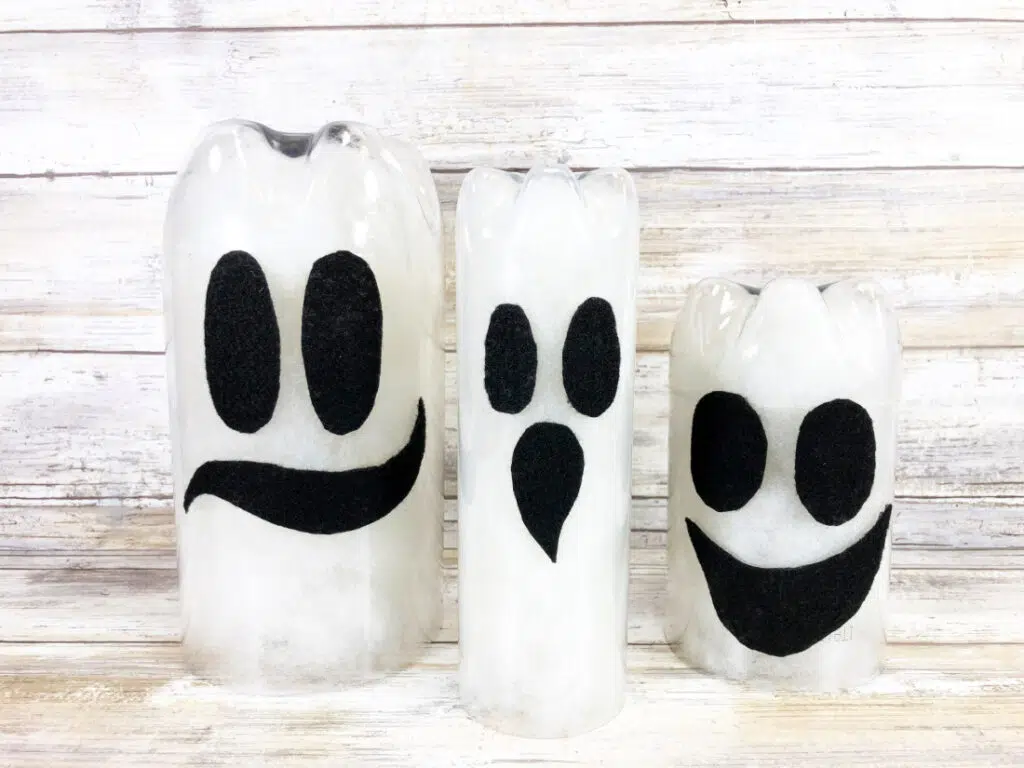 Recycled Bottle Ghost Craft