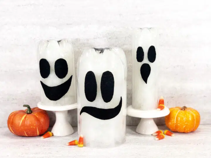 Recycled Bottle Ghost Craft