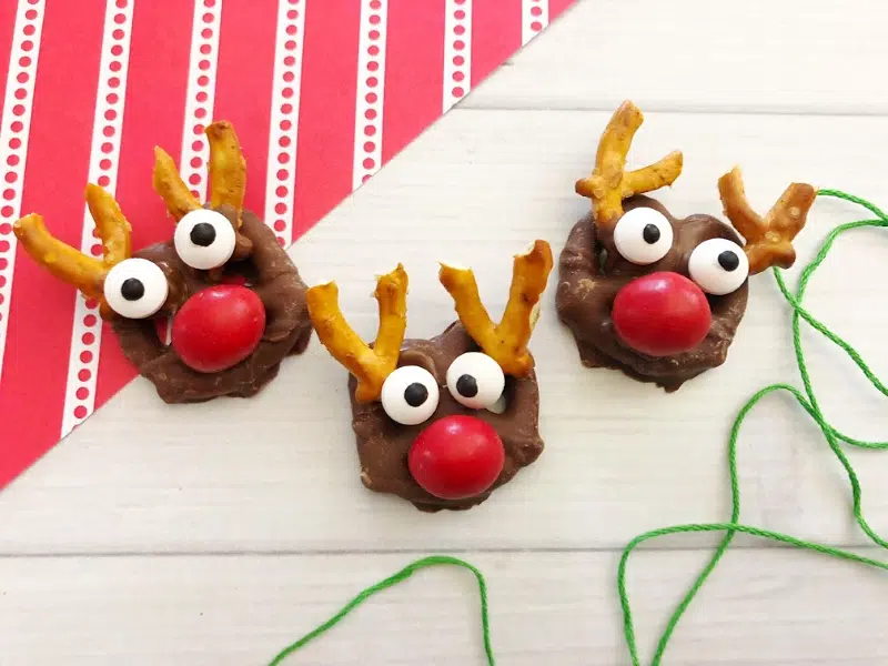 Rudolph Pretzel Bites Recipe