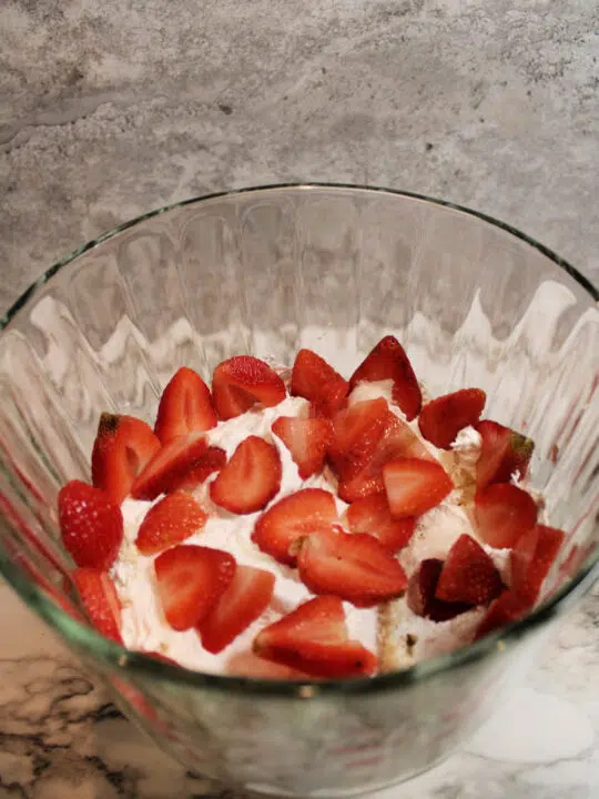 strawberries in a bowl