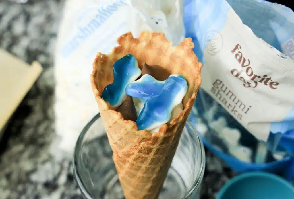 Dive into Sweetness with Shark Campfire Cones