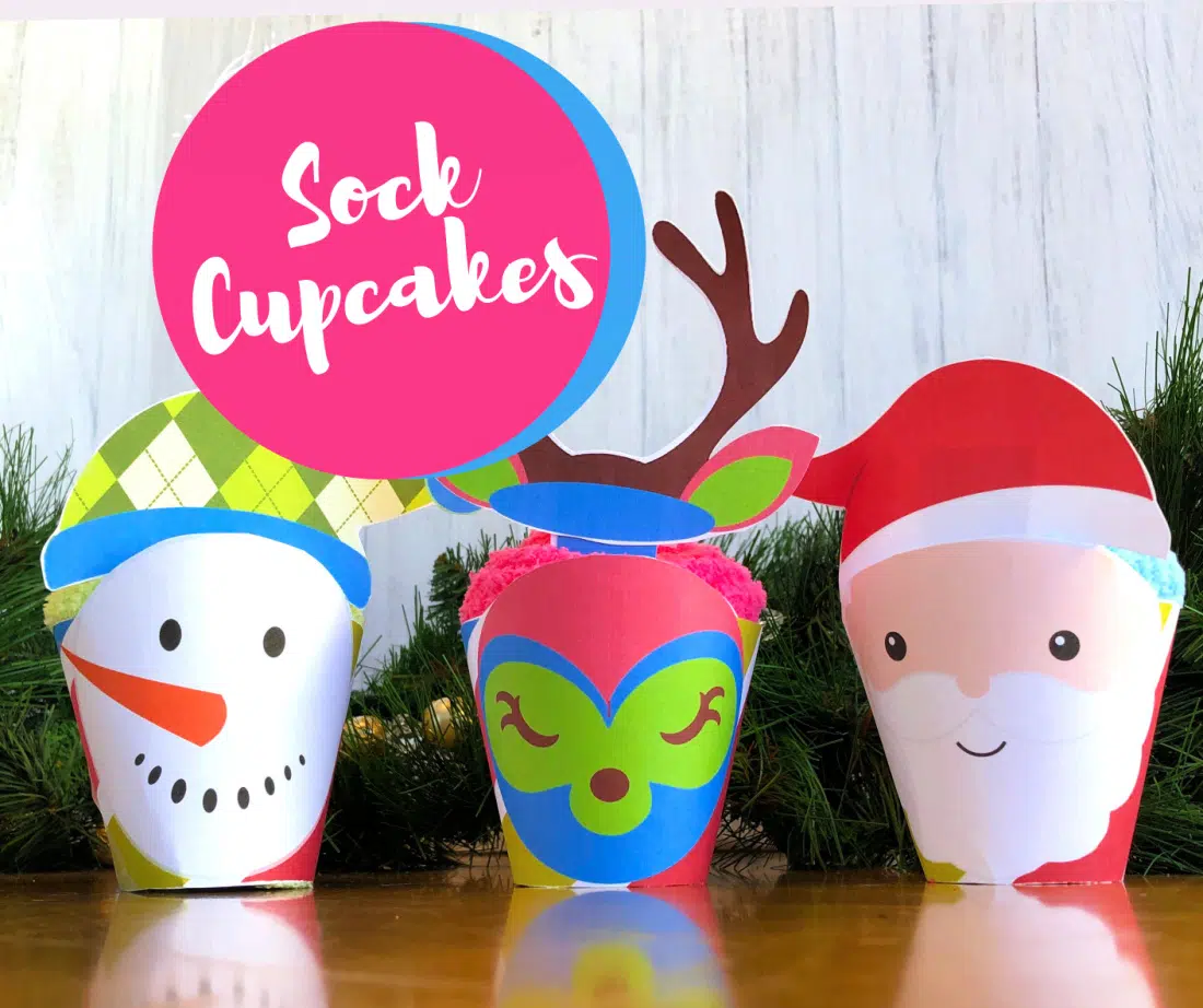 Sock Cupcake DIY Craft